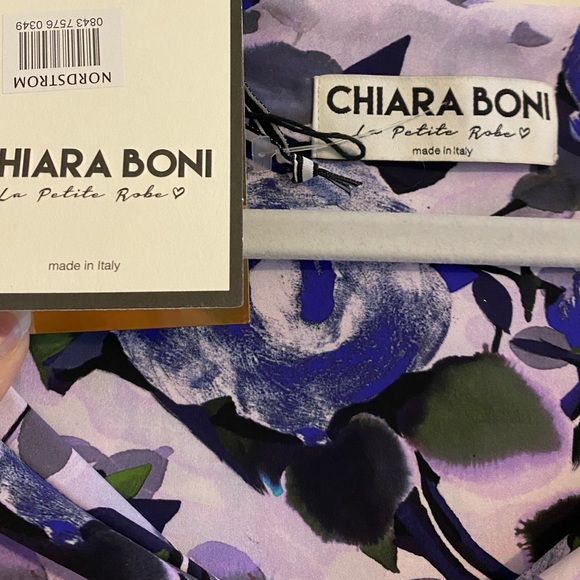 NWT sz 4 CHIARA BONI Silveria Dress LA PETITE ROBE Roses Floral Wedding Reunion - Picture 16 of 16